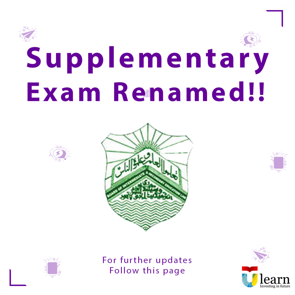 Lahore, Intermediate Board Renamed Supplementary Exam