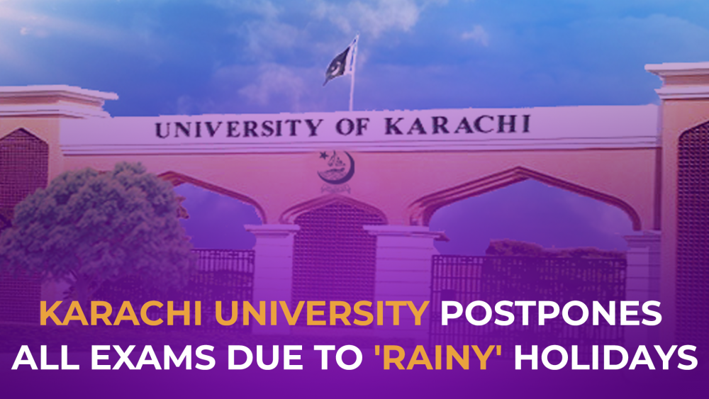 Karachi University Postpones all Exams due to Rain Holiday