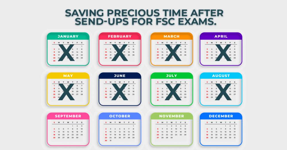 Saving Precious Time After Send-Ups For FSc Exams