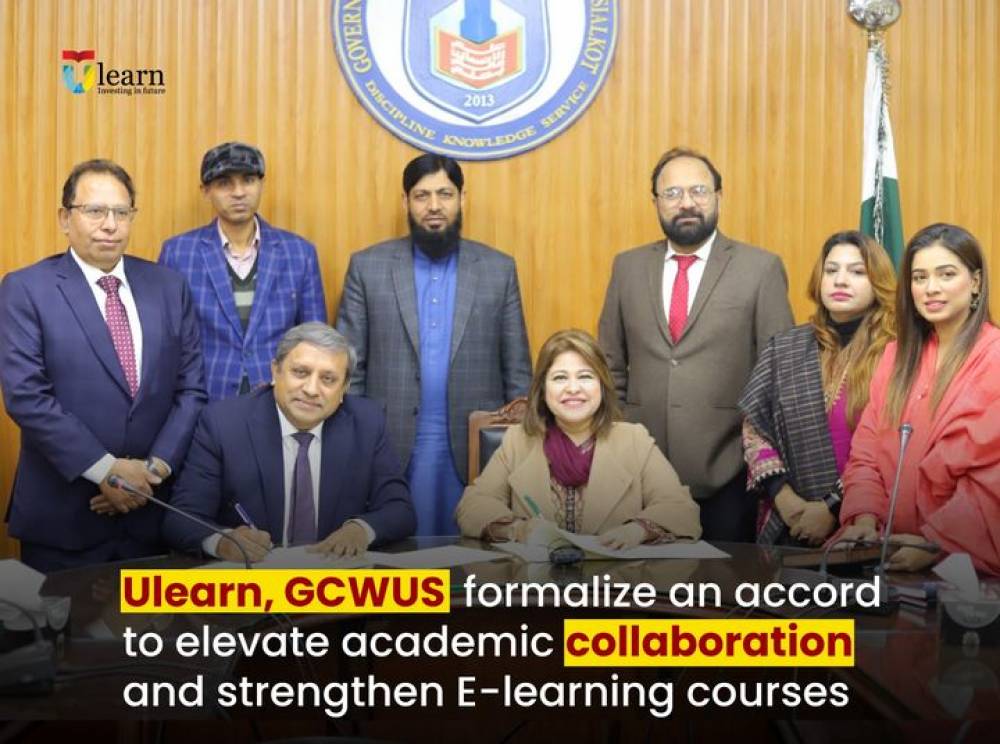 Ulearn Collaboration with GCWU Sialkot