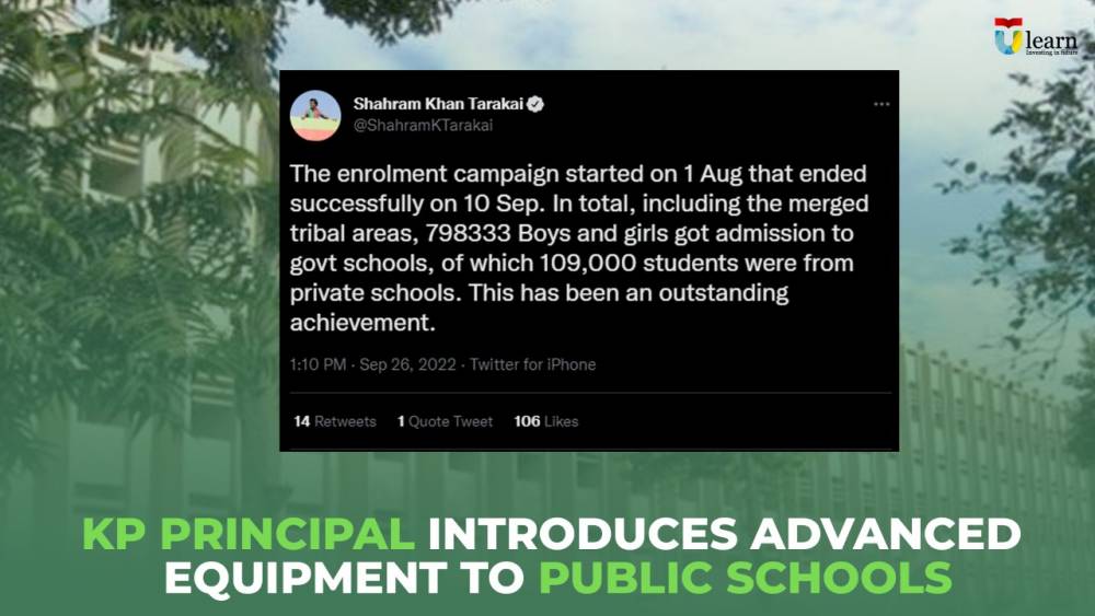 KP Principal Introduces Advanced Equipment to Public Schools