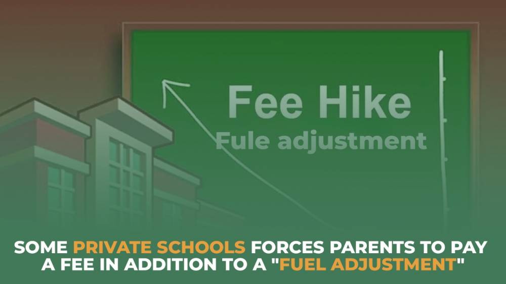 Some Private Schools Forces Parents to pay a Fee in Addition to a "Fuel  Adjustment