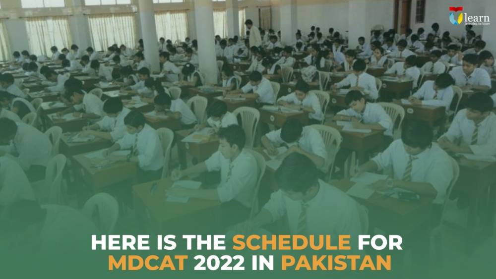 Here is the schedule for MDCAT 2022 in Pakistan