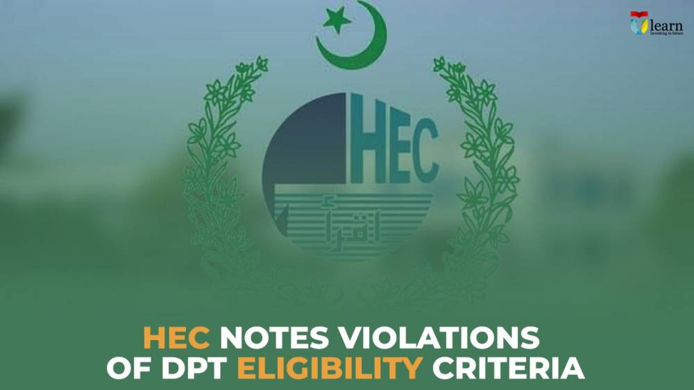 HEC notes violations of DPT eligibility criteria