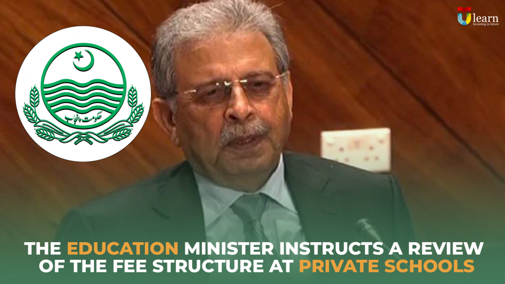 Education Minister Instructs a Review of the Fee Structure at Private Schools