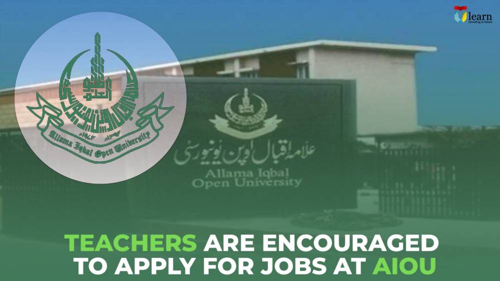 Teachers are Encouraged to Apply for Jobs at AIOU